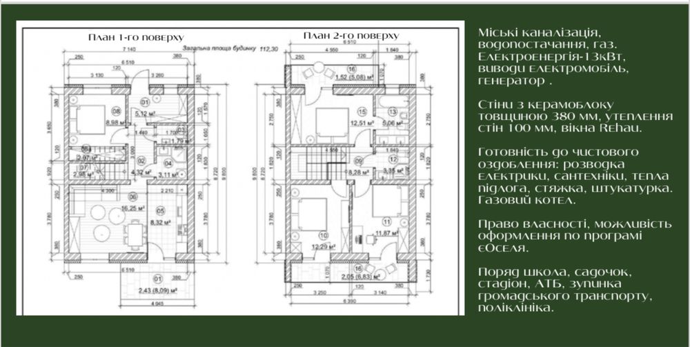 Петропавлівська Борщагівка Зоі Космедемянськоі 75 квм і дворик 2 черг