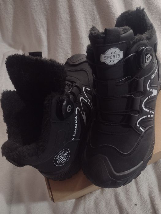 39р./25 см. Зимові термо черевики на хутрі кросівки на хлопчика