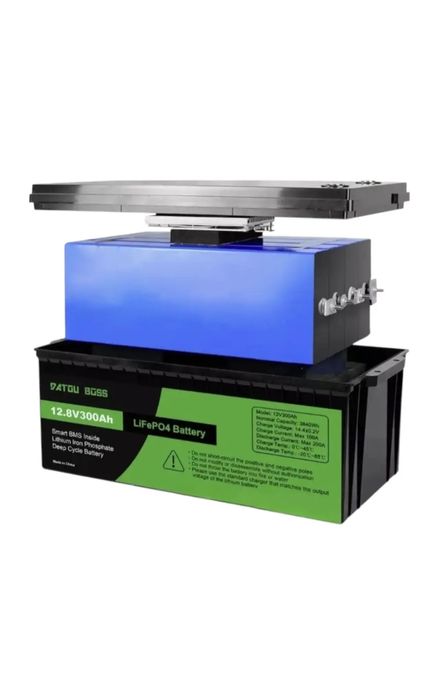 LiFePO4 акумулятор 12.8V 300Ah літій-залізо-фосфатний