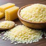 Cera de Abelha Branca para Velas e Cosméticos 1kg