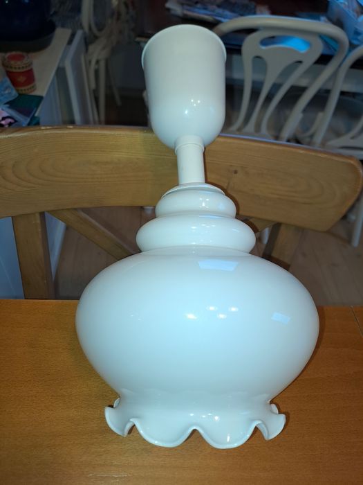 Lampa wisząca klosz szklany