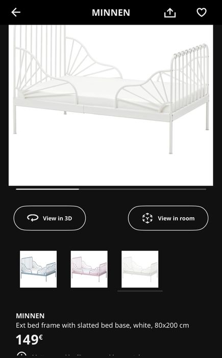 Cama extensivel ikea crianca