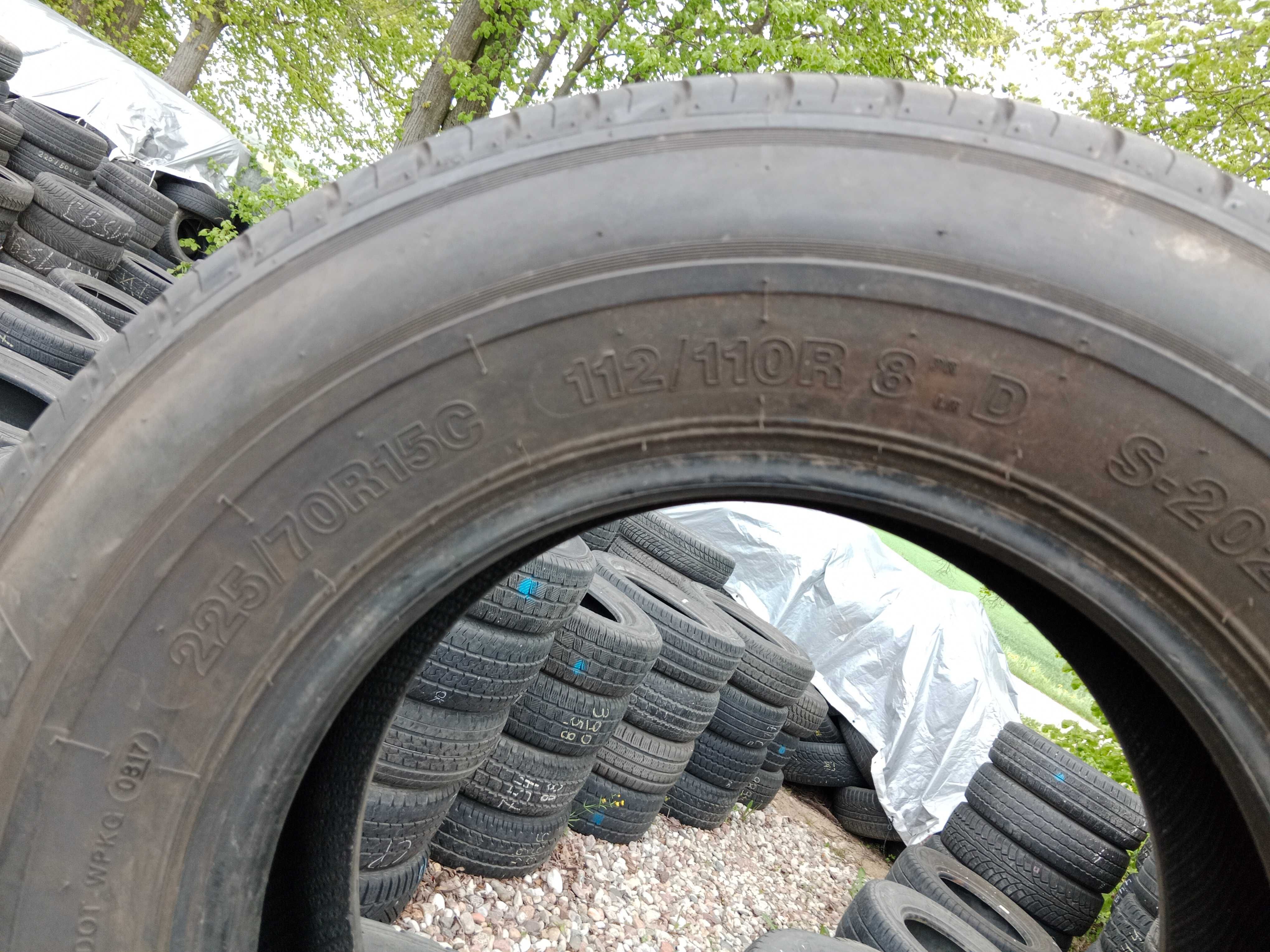 Opona używana 225/70R15C Wanli S2023 Transporter 1szt.