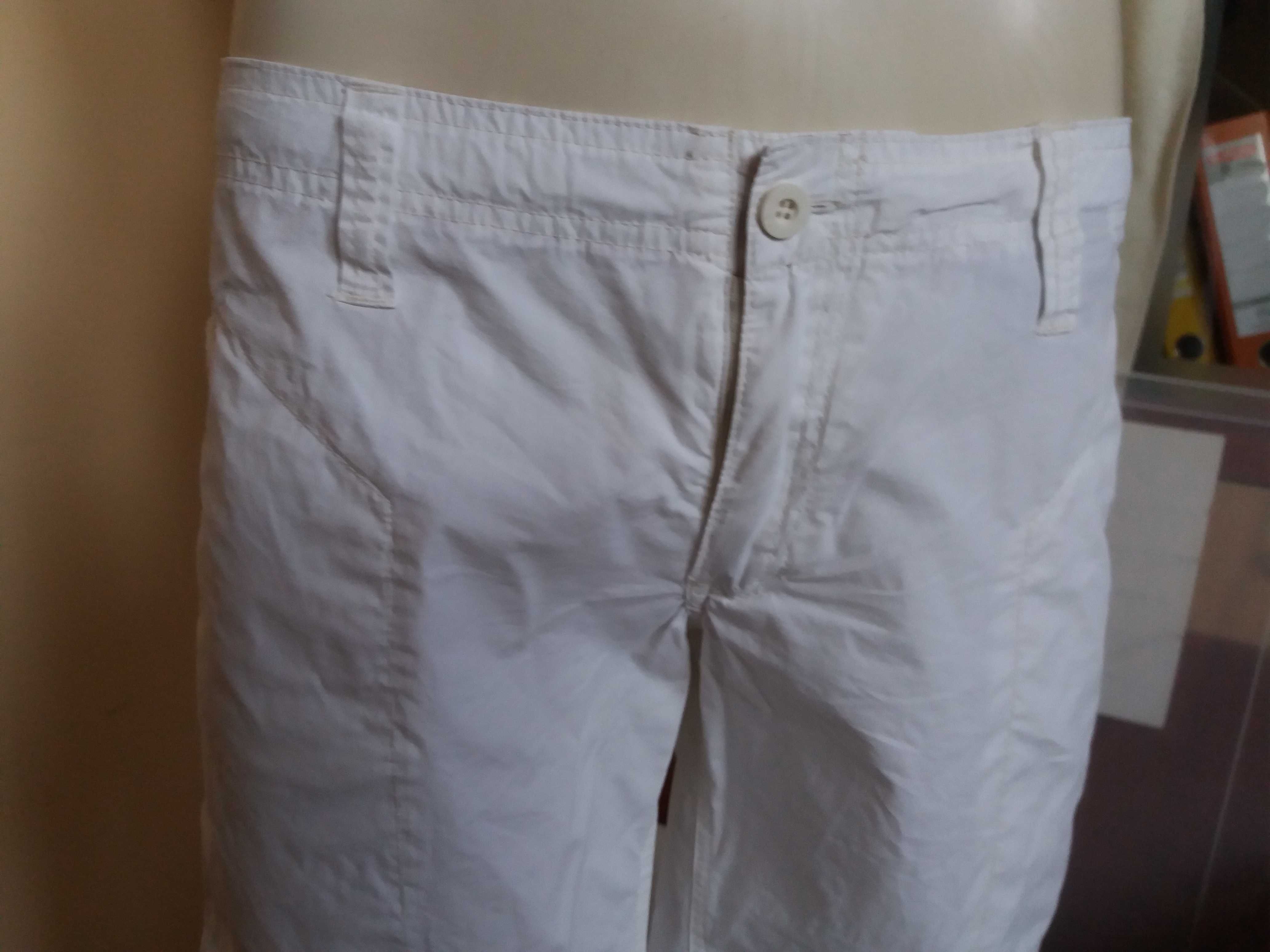 Spodnie białe bojówki Diversesystem M