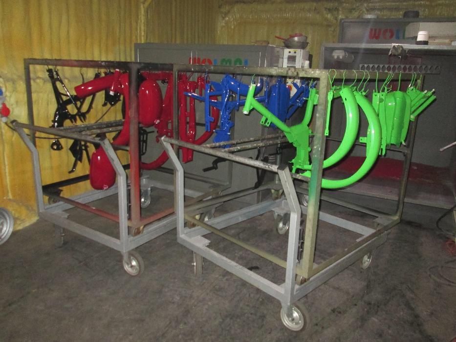 piaskowanie,malowanie ram motocyklowych wsk , junak, shl, mz,cz,wfm