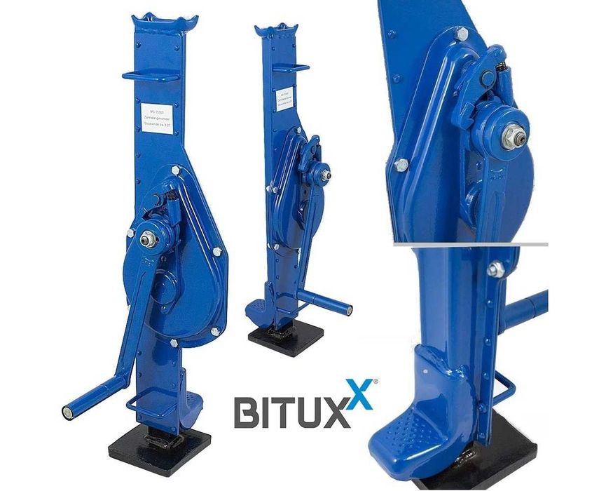 PODNOŚNIK mechaniczny warsztatowy korbowy 3t