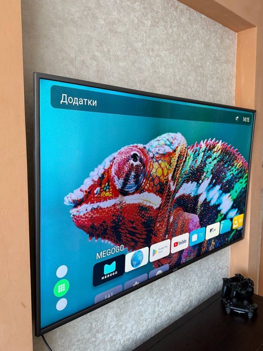 Телевізор KIVI 55 дюймів 4K, Smart TV, Wi-Fi