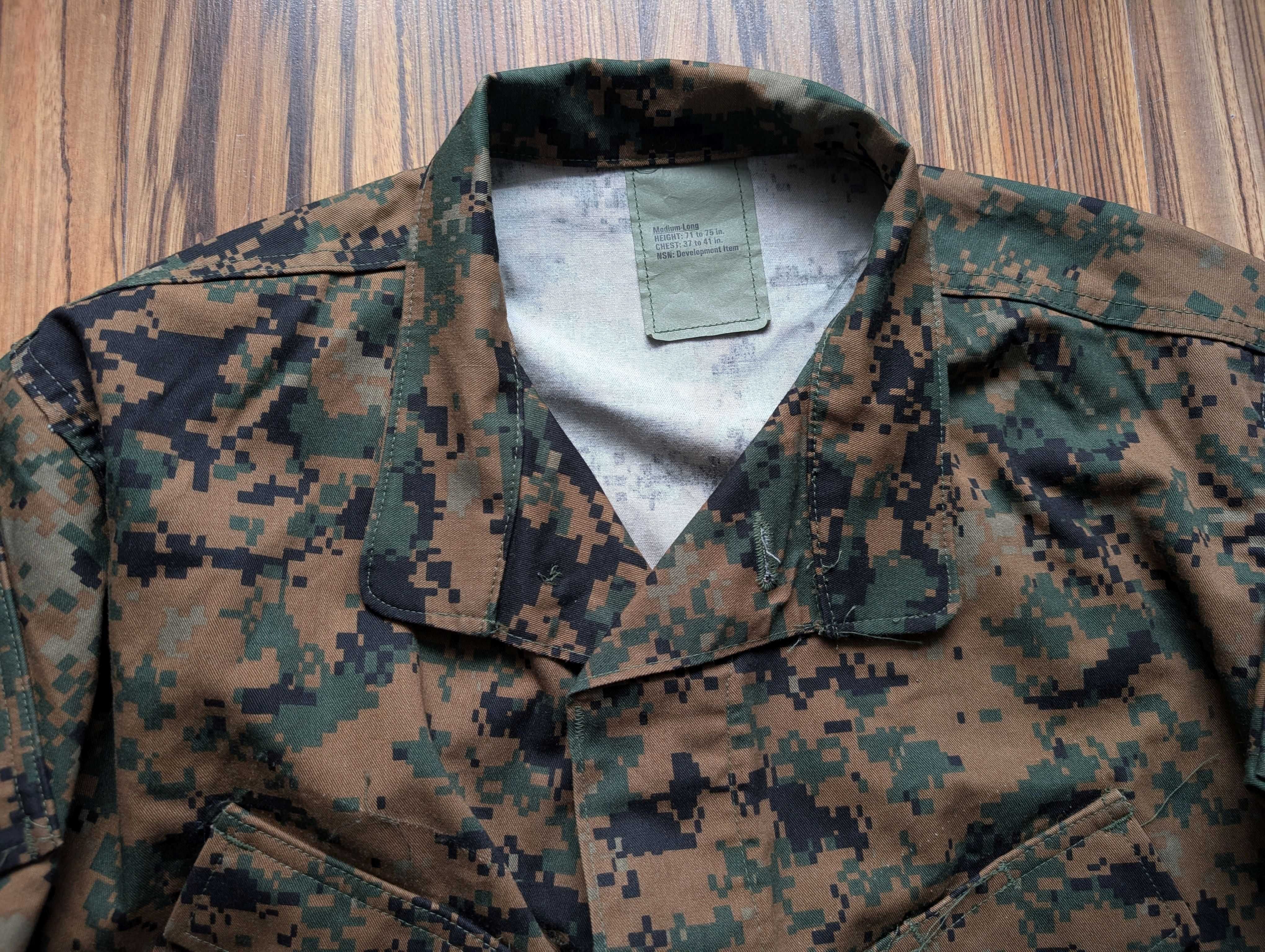 Bluza mundurowa US Marine Corps kamuflaż MARPAT SWIR trudnopalna