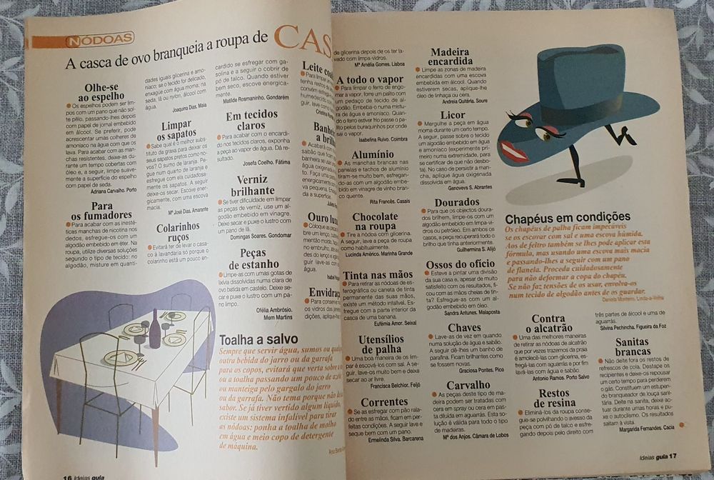 As melh0res ideias das nossas leitoras livro revista