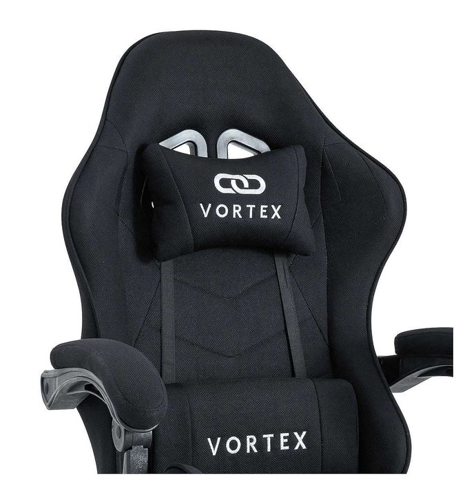 Fotel Gamingowy z tkaniny EXTREME Vortex kolor cały czarny