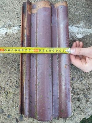 Dachówka ceramiczna poniemiecka rozbiórkowa