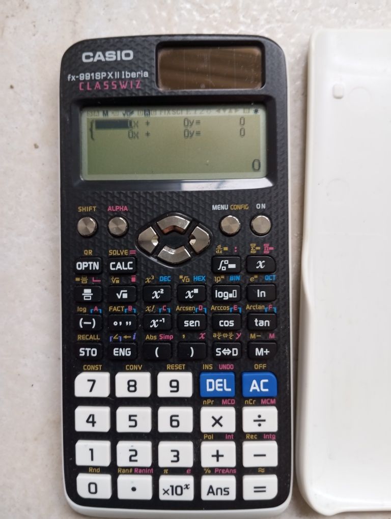 Calculadora Ciêntifica casio fx-991spx ii iberia classwiz cor branco