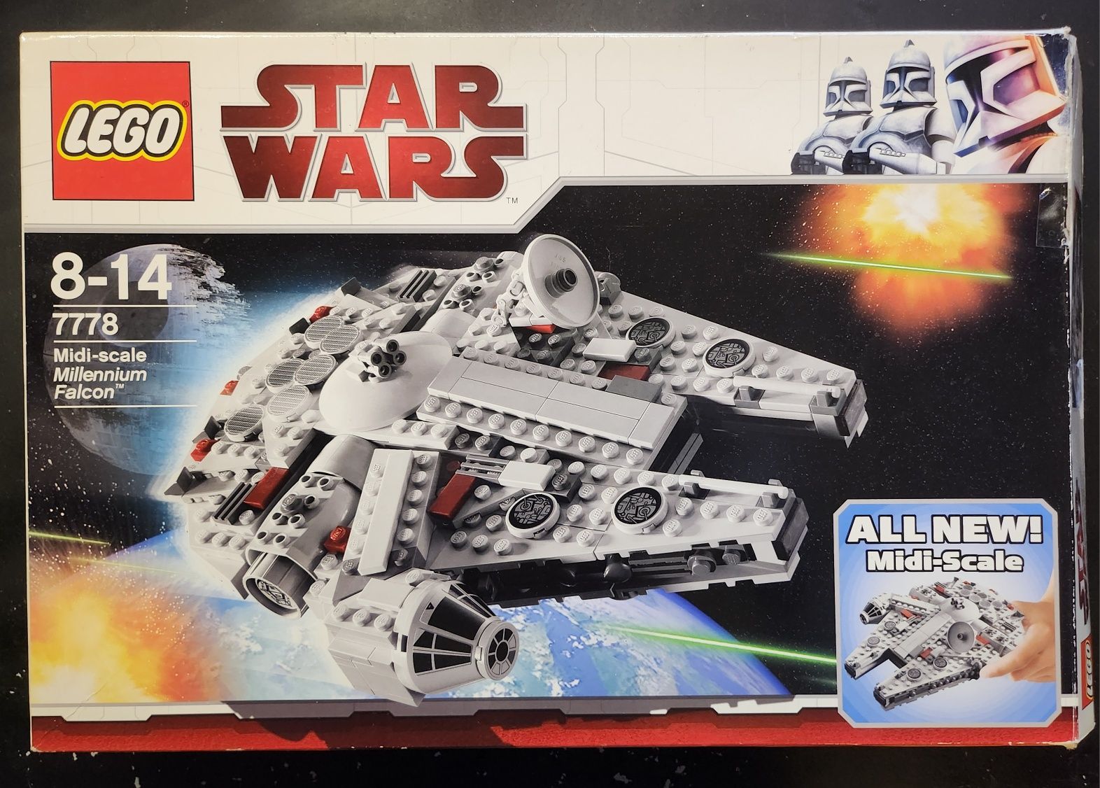 Lego Millennium Falcon midi scale 7778 KOMPLETNY