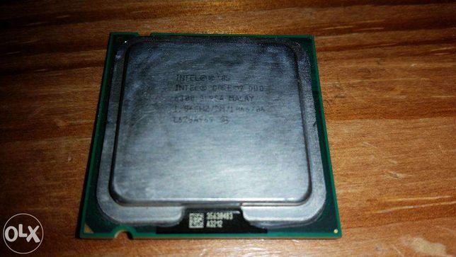 CPU Intel Core 2 Duo E6300 1.87GHz - 2.34GHz (overclock stock cooling)