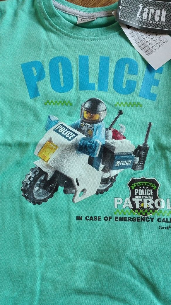 NOWA Koszulka T-shirt bluzka Lego Police 86