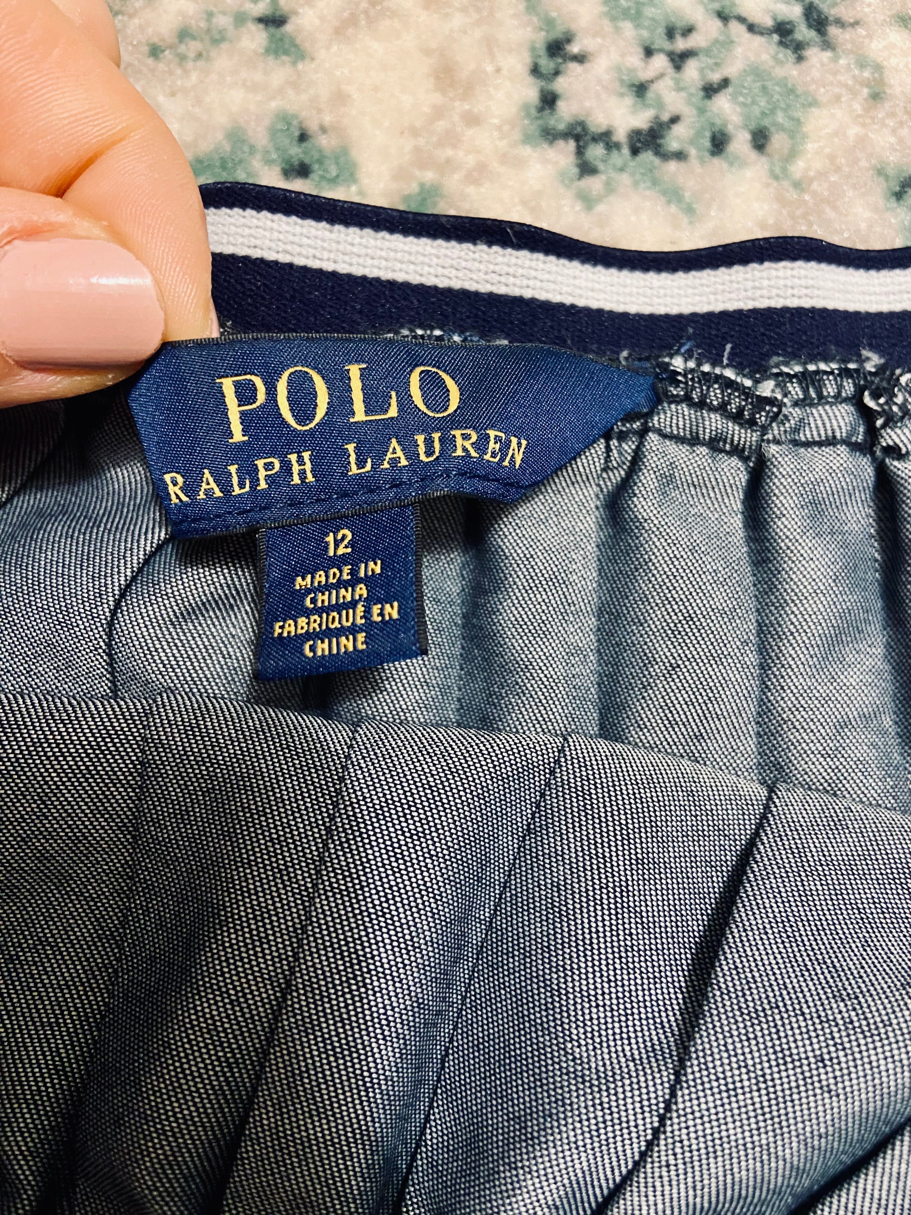 Grafitowa spódniczka Polo Ralph Lauren
