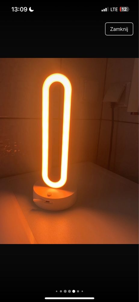 Lampka LED wielokolorowa USB różne funkcje świecenia mrugania nowa