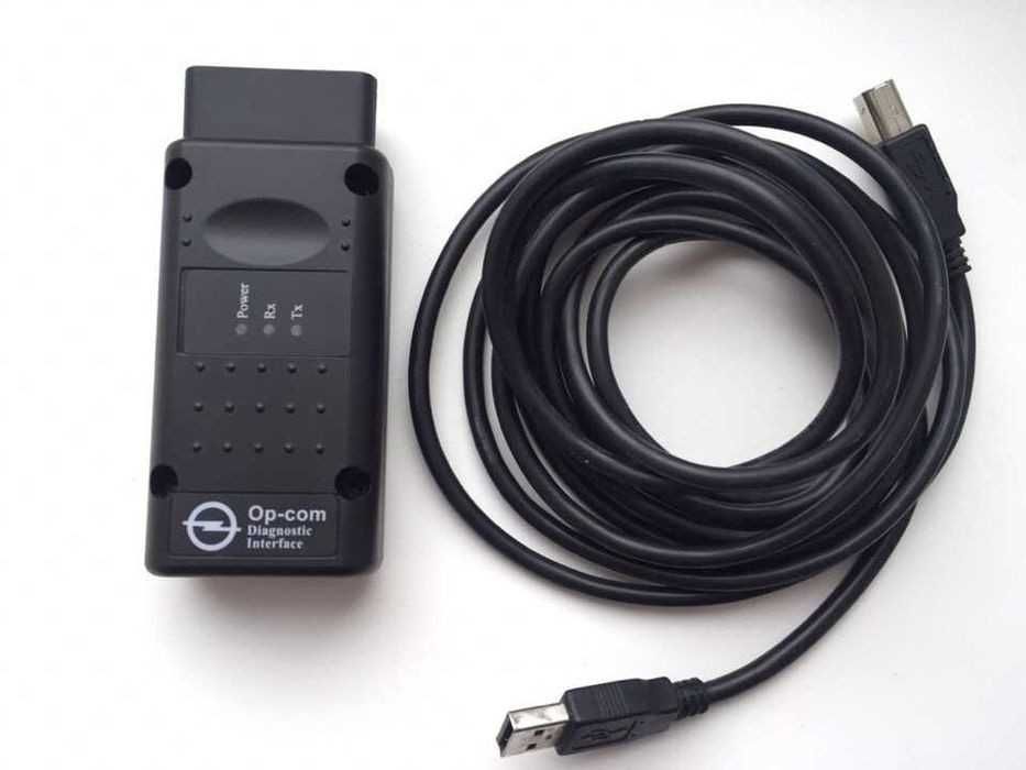 Диагностический авто сканер OPEL OP COM v1.99 obd2 для опеля с прогой