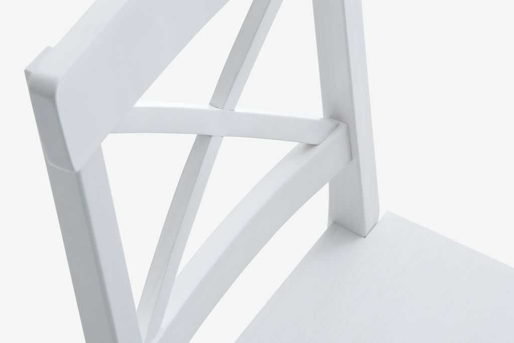 Krzesło EJBY biały elementy oparcia