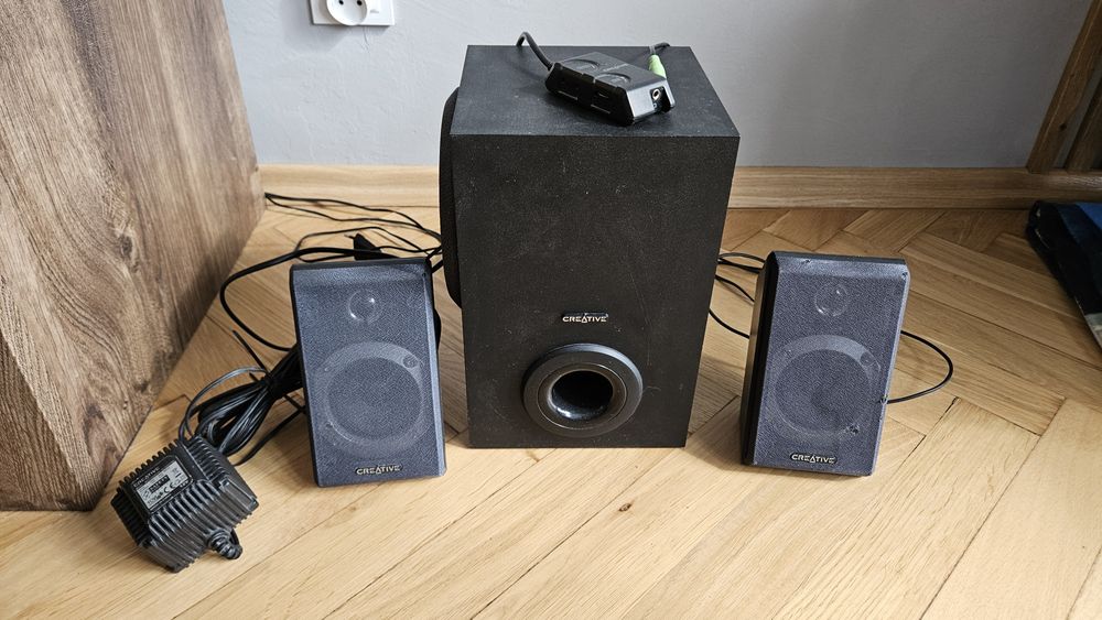 Głośniki do komputera 2+1 Creative MF0230, świetny dźwięk i bas