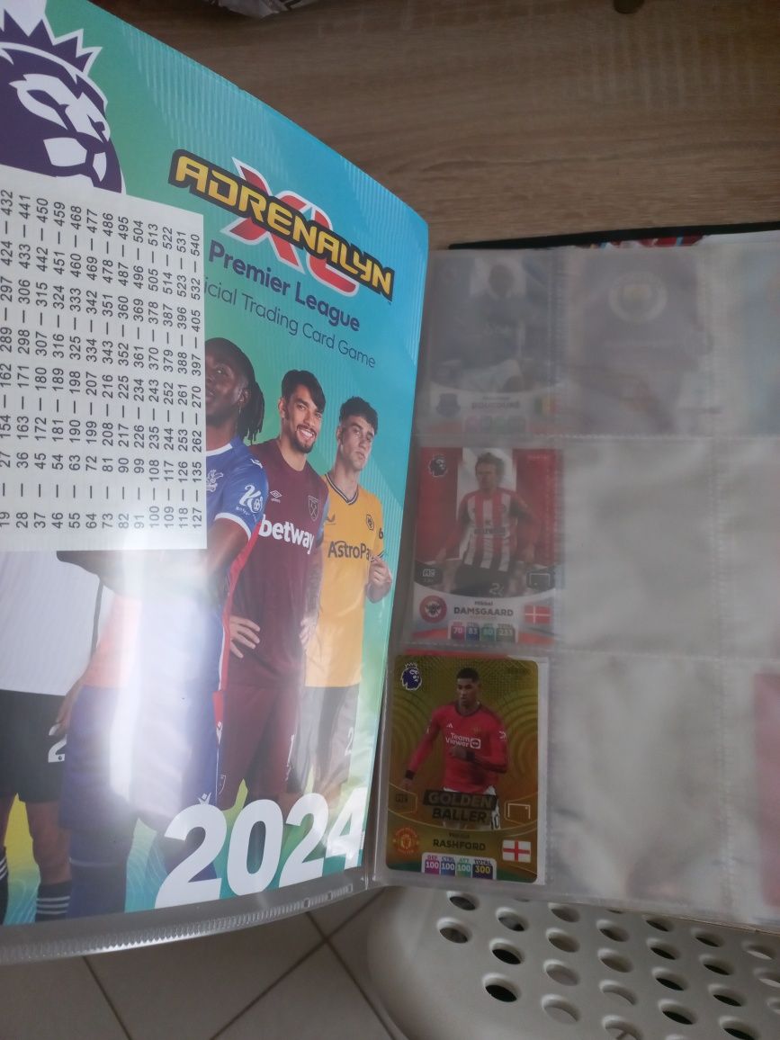Album piłkarski na karty premier league 2024 nowy plus karty