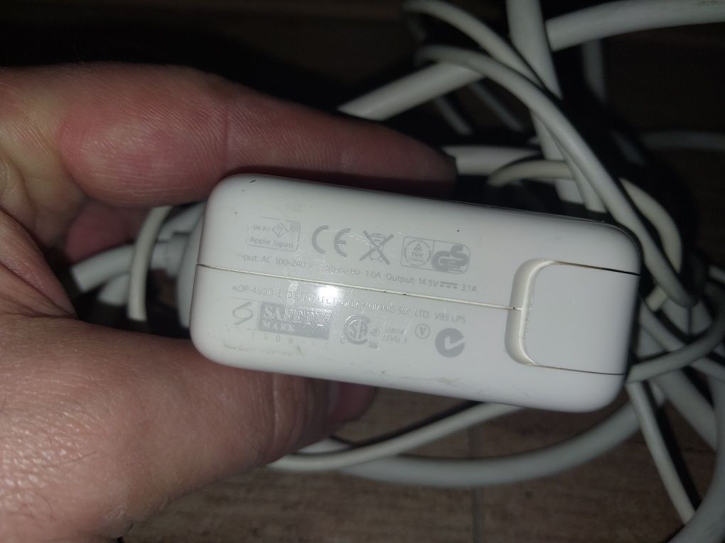 Zasilacz MagSafe  45W  Macbook 14.5V 3.1A z kablem Magsafe "L"