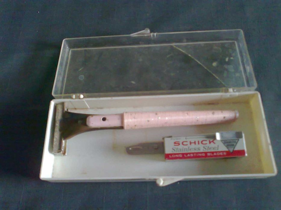 Schick Lady Eversharp + Gillette Man - Máquinas de Barbear - anos 60