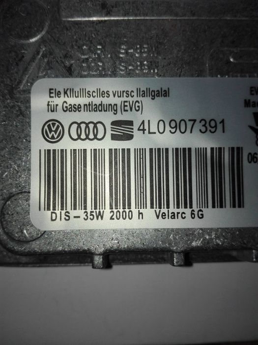 Przetwornica xenon BMW 1 E87 E81 VW passat B6 890/349/34