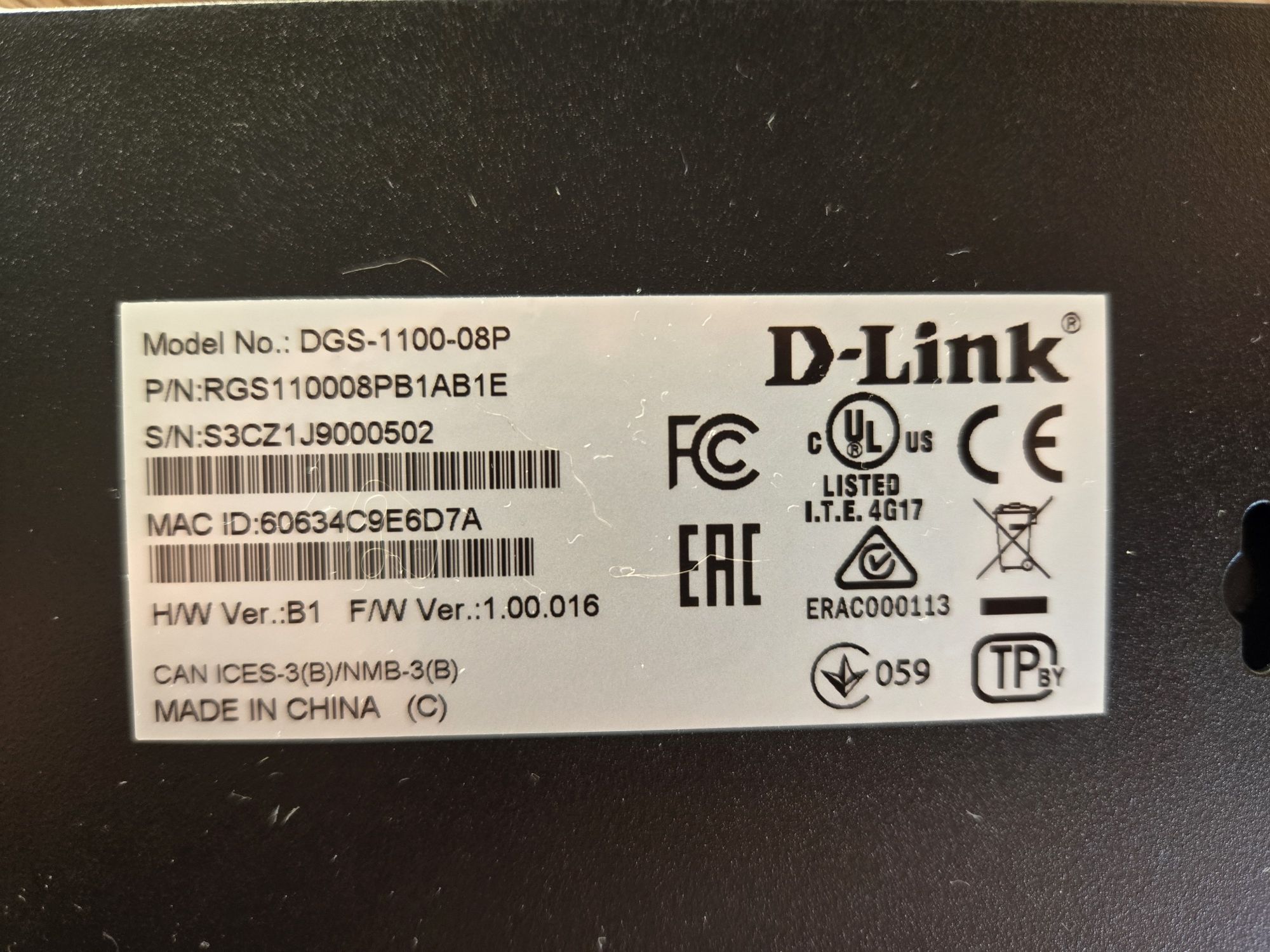 PoE/PoE+ Комутатор Свіч Switch Dlink DGS-1100-08P 8 портів по 1000mbit