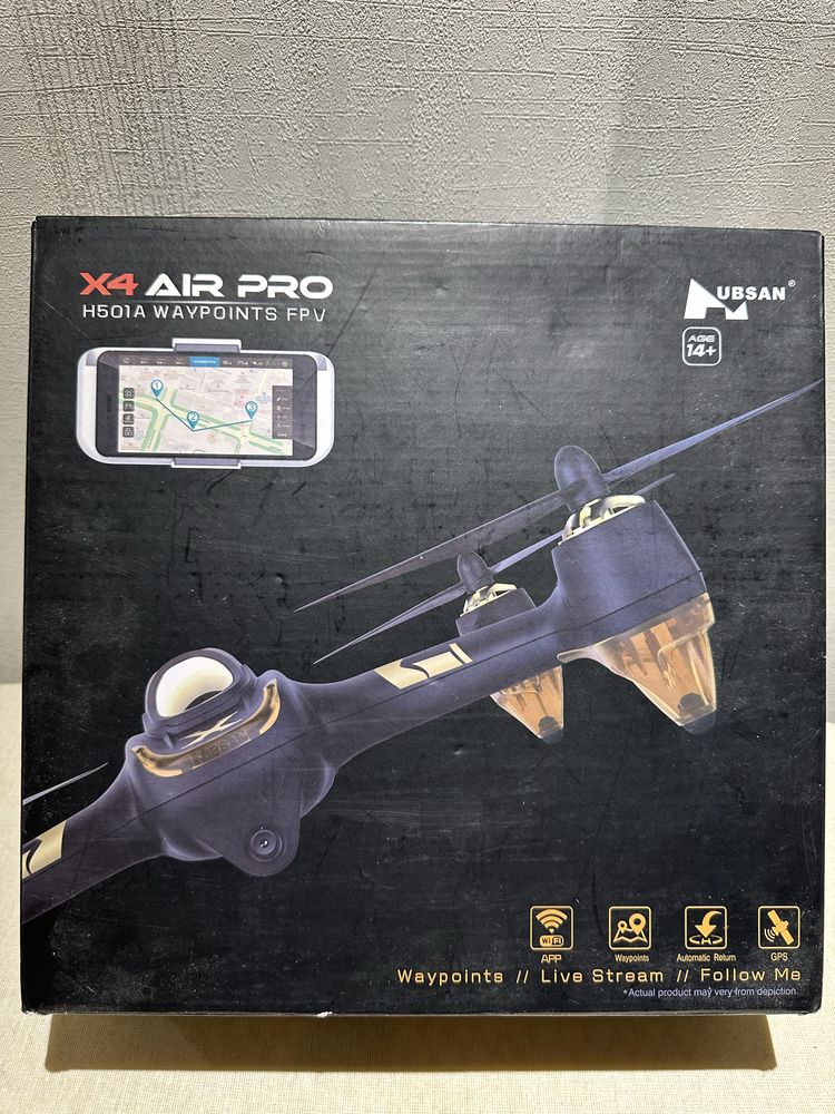 Квадрокоптер  HUBSAN H501A X4 AIR PRO FPV