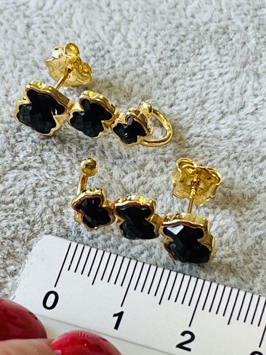 Tous climber nowe kolczyki srebro vermeil