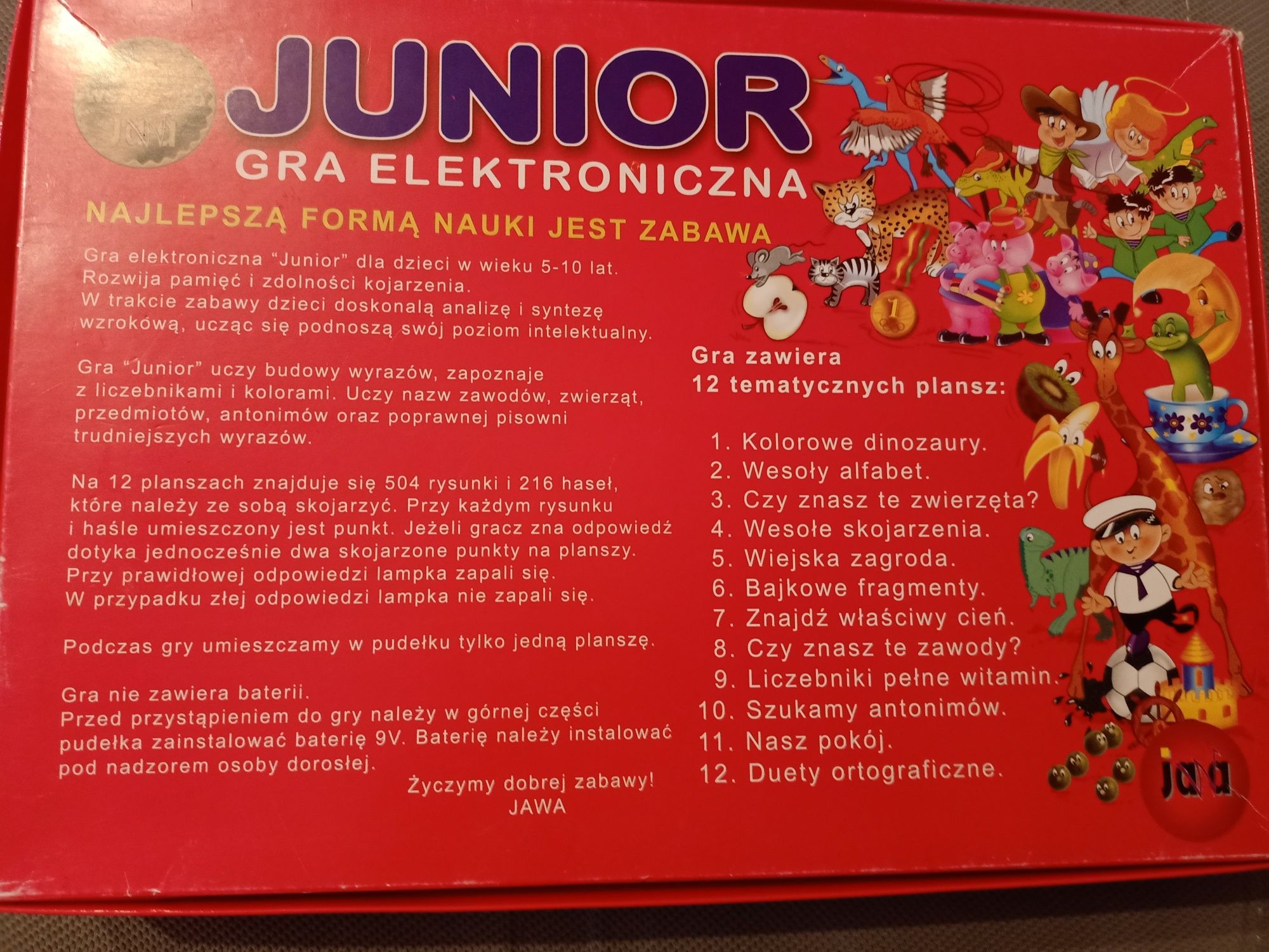 Gra elektroniczna JUNIOR