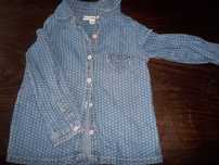 Niebieska koszula Baby Girl 18/24m
