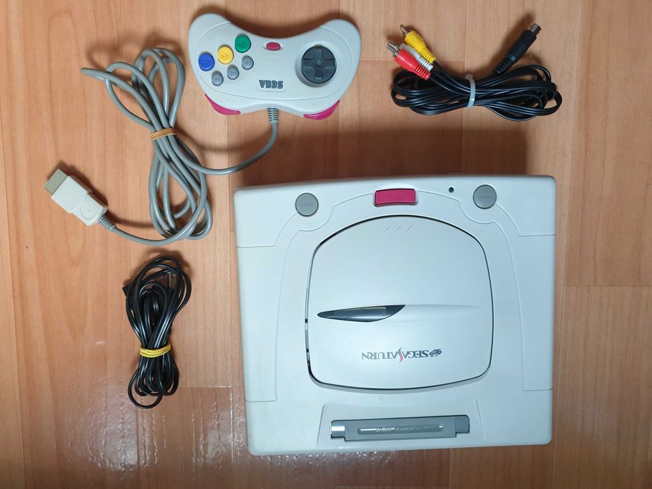 Ігрова консоль Sega Saturn біий колір регіон Японія оригінал комплект