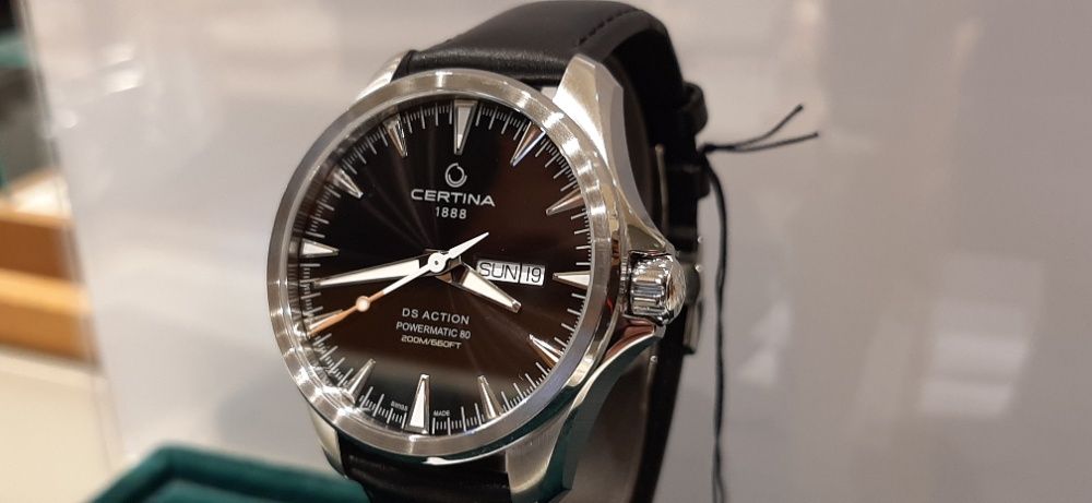 Certina C0324.3016.05100 Ds Action NOWY męski mechaniczny