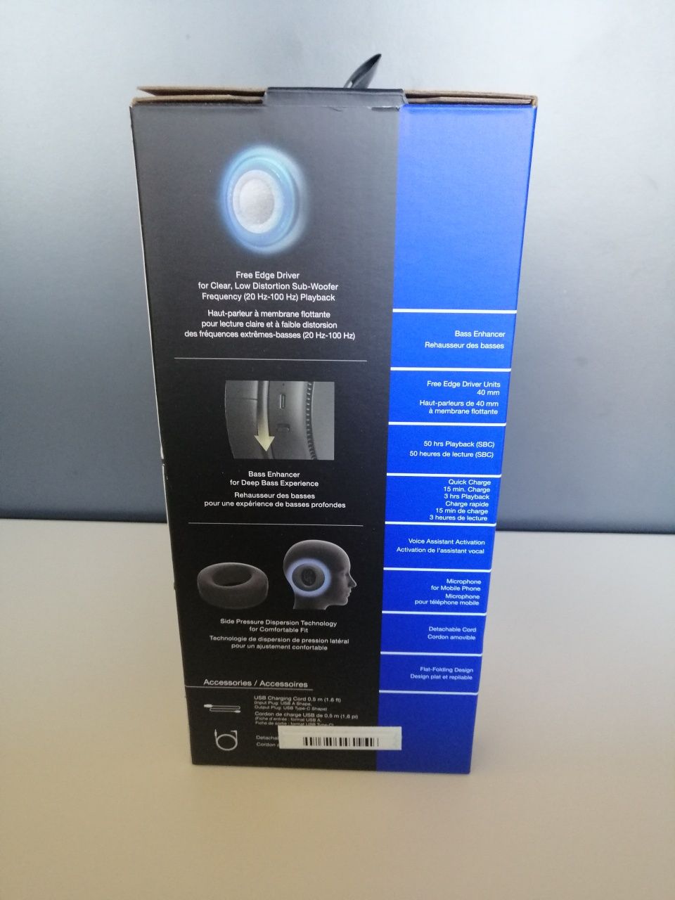 Słuchawki nauszne Panasonic RB-M300B bezprzewodowe bluetooth czarne
