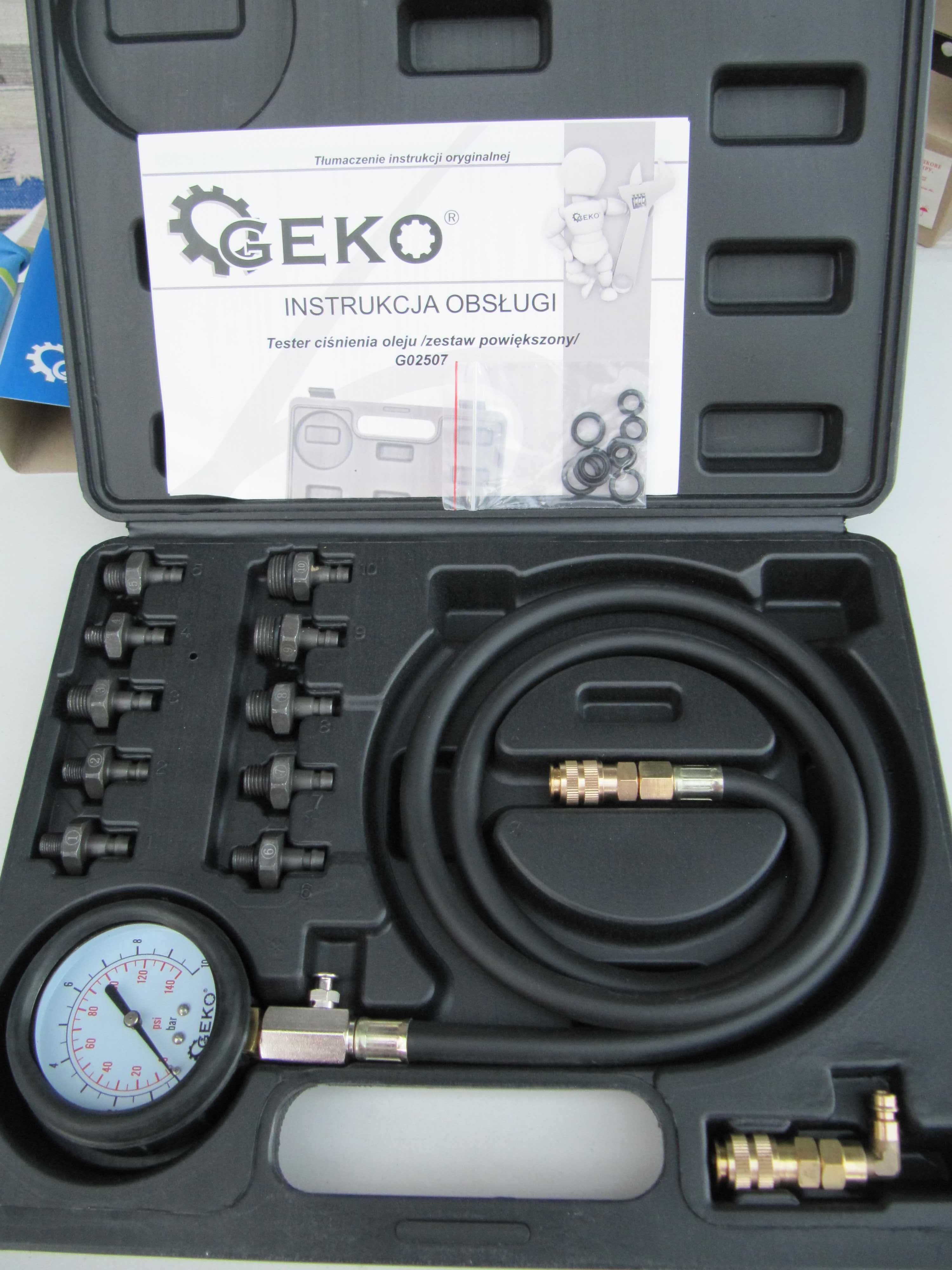 Тестер измерения давления масла в двигателе GEKO G02507- G02506-G02505