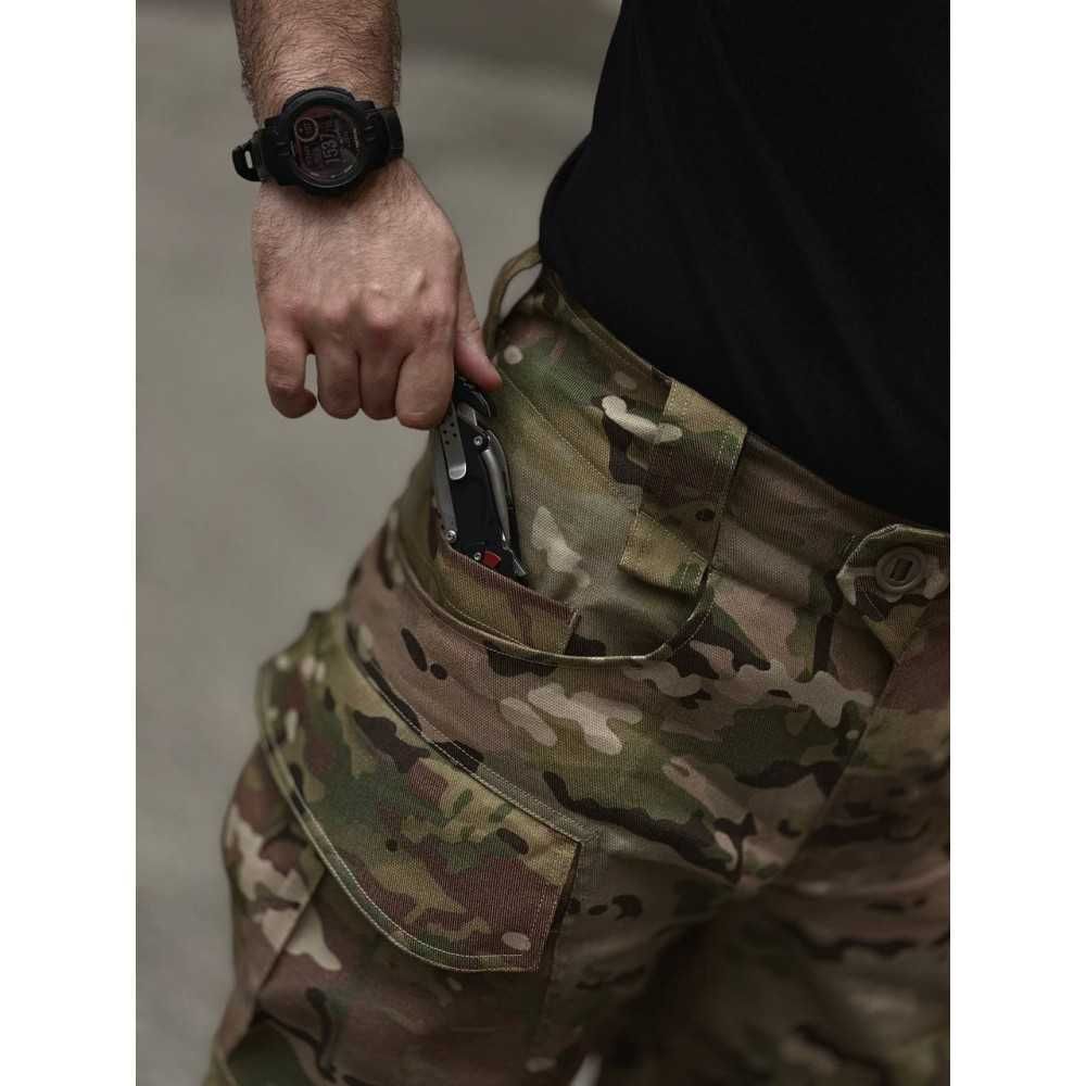 Тактичні польові штани Abrams Twill NyCo | Multicam