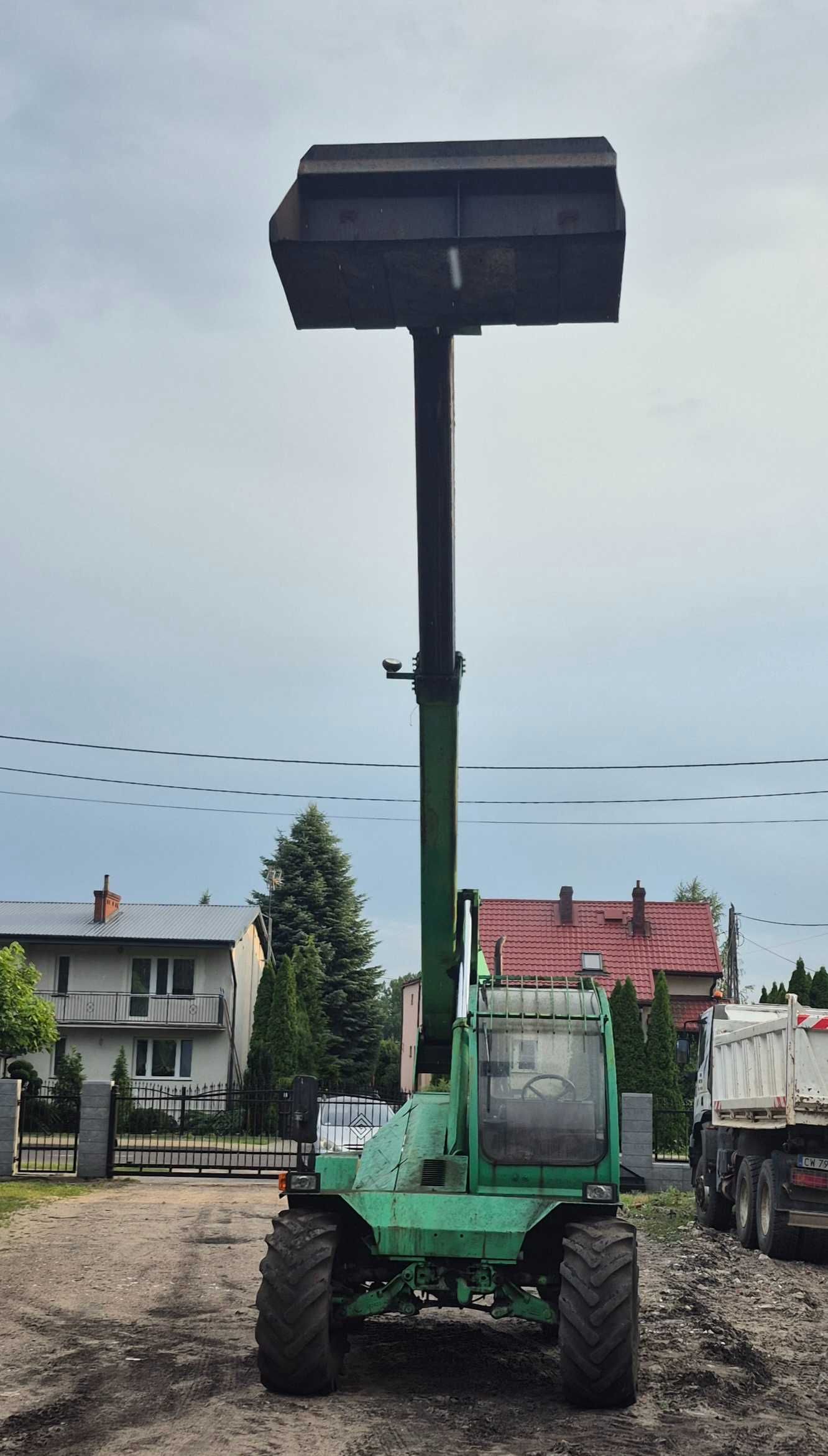 Ładowarka Merlo, 1992 r., napęd 4x4, silnik Perkins, widły, łyżka