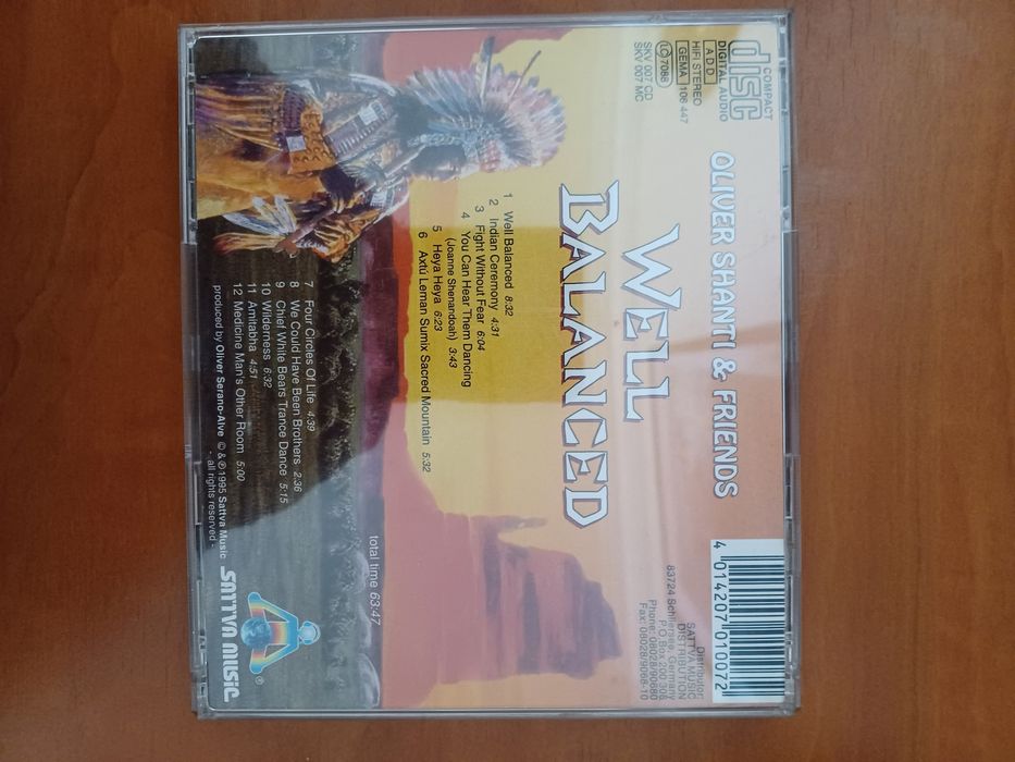 2 CD's: Sacret Spirit e Well Balance