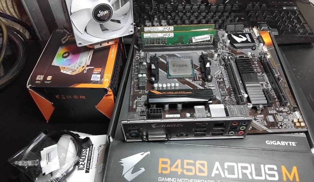 Ігровий Комплект Ryzen 5 5500 B450M 16Gb Aigo400SE