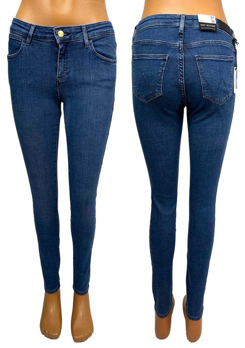 Spodnie damskie Wrangler Skinny Indigo Uniform W24 L32