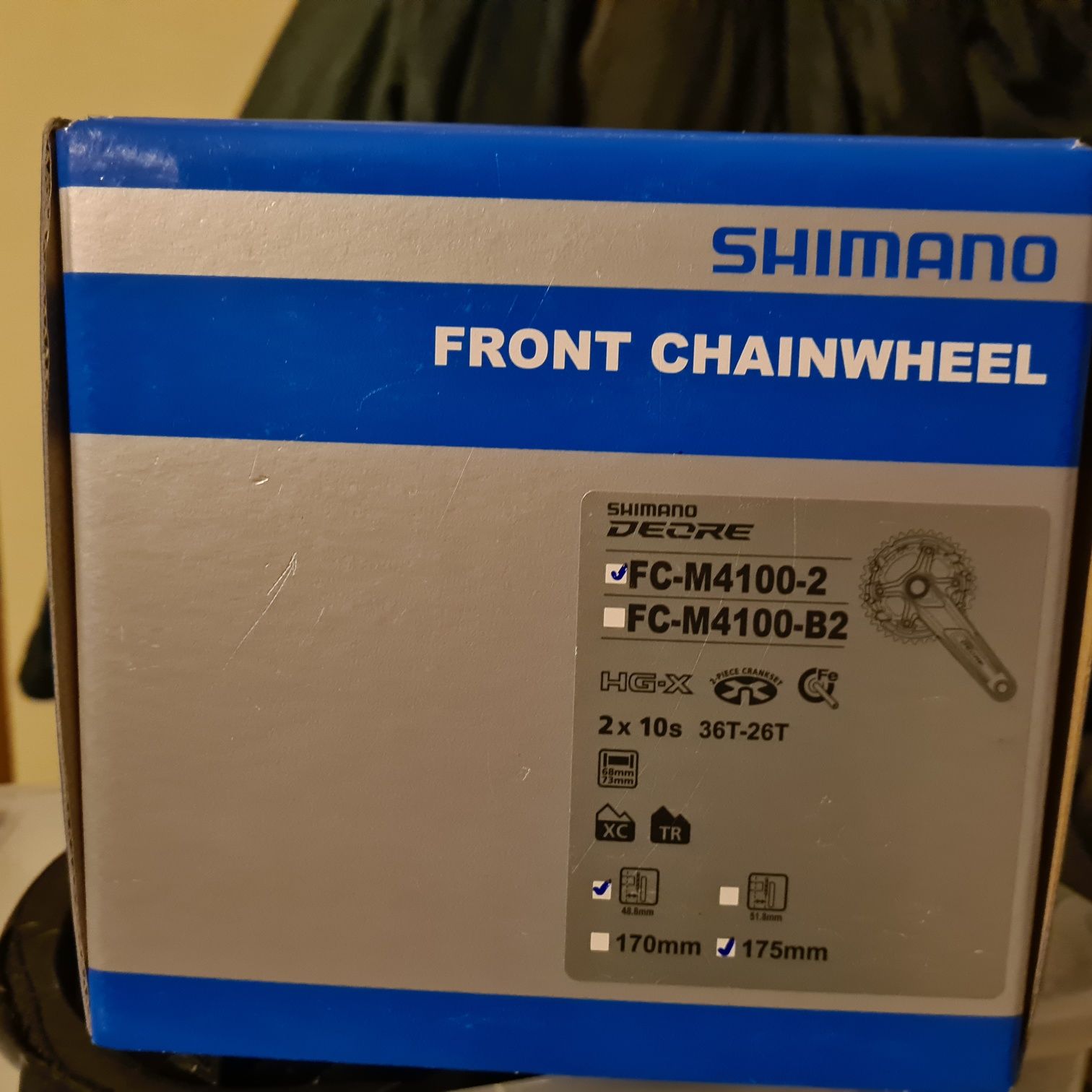 Korba Shimano Deore FC-M4100-2 (tylko prawa)