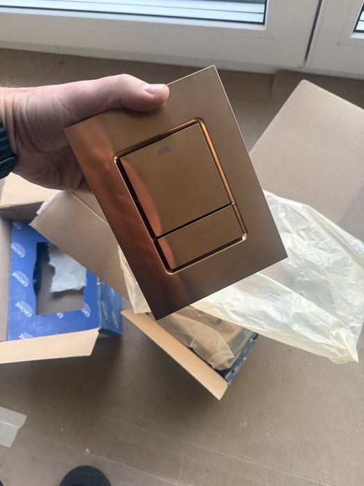 Przycisk, spłuczka Grohe Cosmopolitan S Miedz szczotkowana