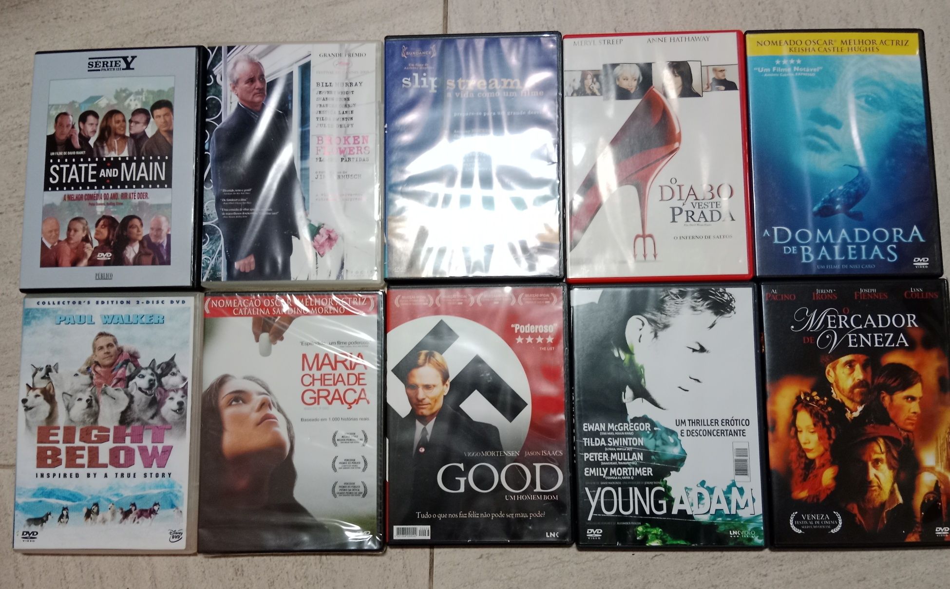 Filmes em DVD, de qualidade