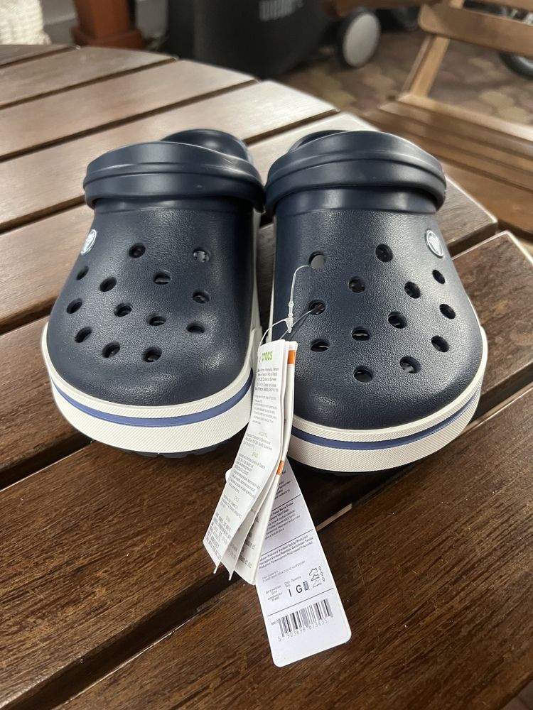 Buty crocs granatowe W8 rozm 38-39 nowe crocbandII