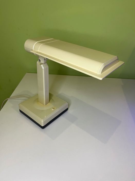 Lampa biurkowa retro PRL vintage regulowana