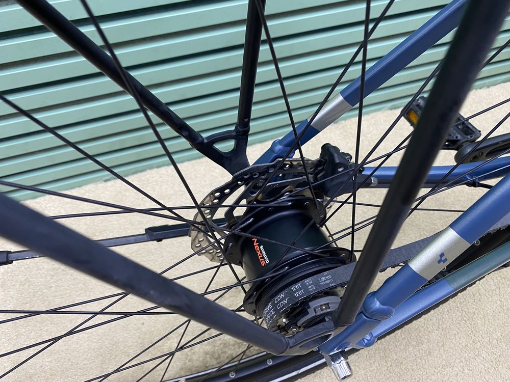 Міський велосипед М Cube Travel PRO Shimano Nexus 8 shimano гідравлика