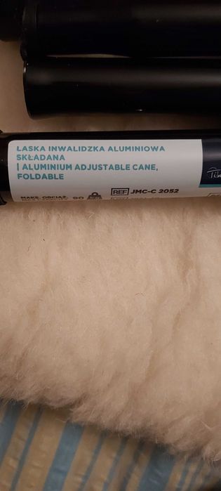 Laska inwalidzka składana