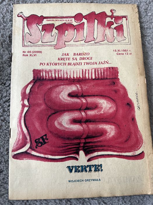 Gazeta szpilki 15 listopada 1981 nr 46 (2099) - kolekcja gazet PRL